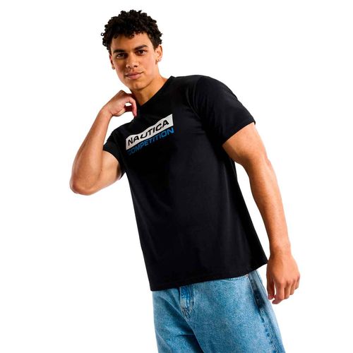 Playera Nautica negro para caballero N7Q03197-11