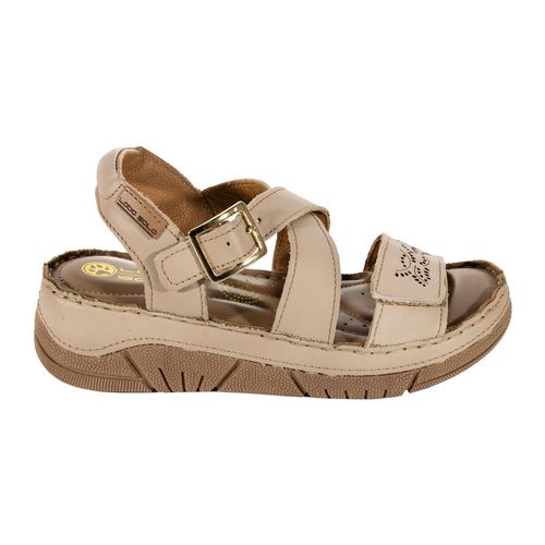 Sandalia confort Lobo Solo arena para dama 1654