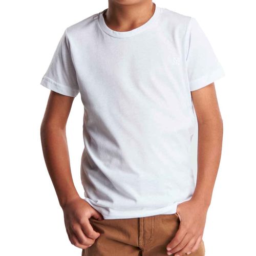 Playera Lyon blanco para joven 321991-002