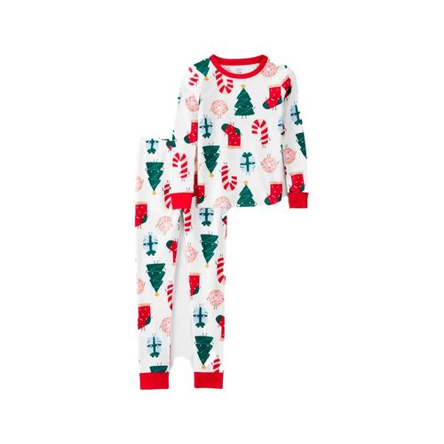Pijama Carters blanco para niña 3T263210