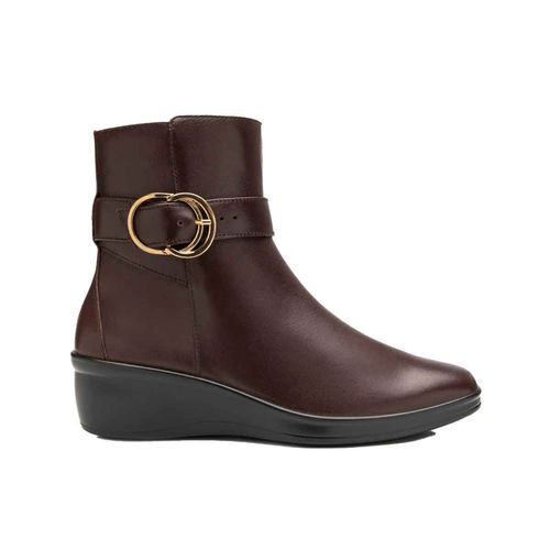 Bota casual Flexi vino para dama 136705