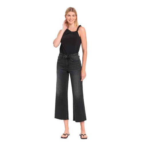 Pantalón de mezclilla Flying Monkey negro para dama F5820