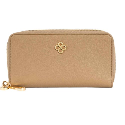 Cartera casual Jaime Ibiza para dama taupe ji 607