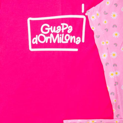 Pijama Twins fucsia para dama JML0246