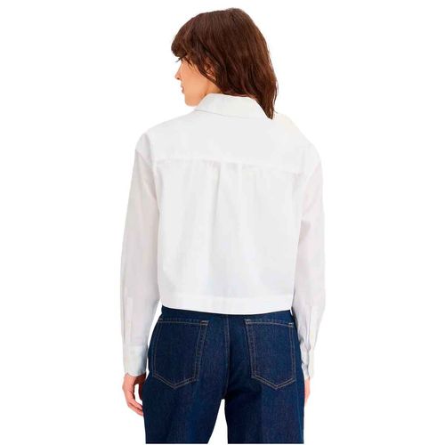 Blusa camisera Dockers blanco para dama 0031F-0000