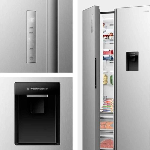 Refrigerador Hisense 20p plata rs20n6wcx