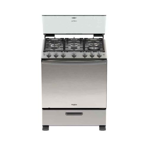 Estufa Whirlpool 30p plata wfr7250s