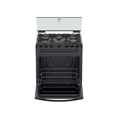Estufa Whirlpool 30p negro wfr7000b