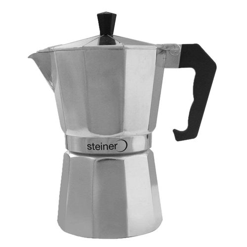Cafetera Steiner plata st1002