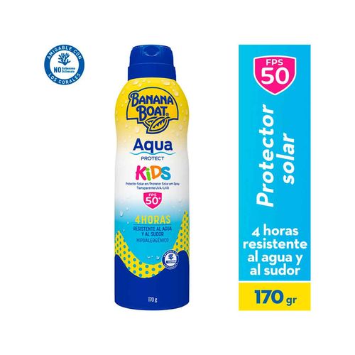 Bloqueador solar corporal Banana Boat aqua protect en spray BB-19