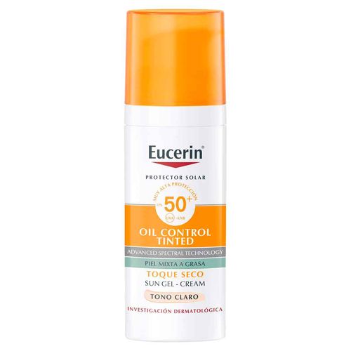 Bloqueador solar facial Eucerin oil control tinted BDF-SOLD0023