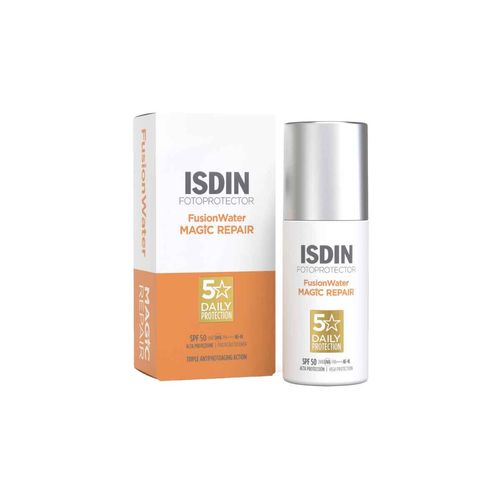 Bloqueador solar facial Isdin fusion water magic repair ISD-SOLD0036