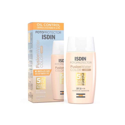 Bloqueador solar facial Isdin fusion water color ligth ISD-SOLD0039