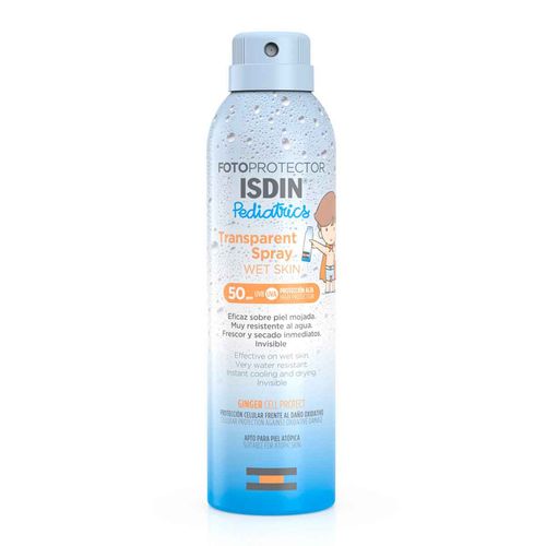Bloqueador solar corporal Isdin pediatrics spray wet skin ISD-SOLD0029
