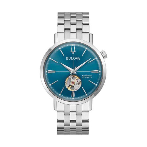Reloj Bulova para caballero plateado 96A277