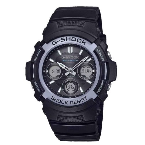 Reloj G-Shock para caballero negro AWG-M100FP-1A2C