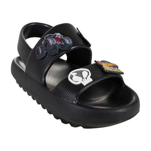 Sandalia de playa Hot Wheels negro para niño 01HWVA2426