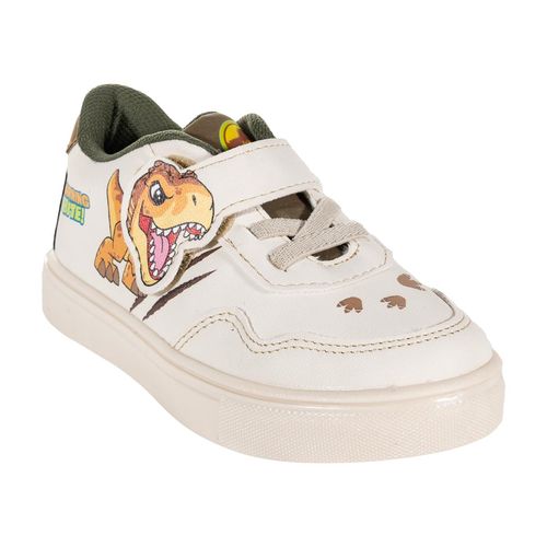 Tenis infantil Jurassic Park beige para niño JP930604ST