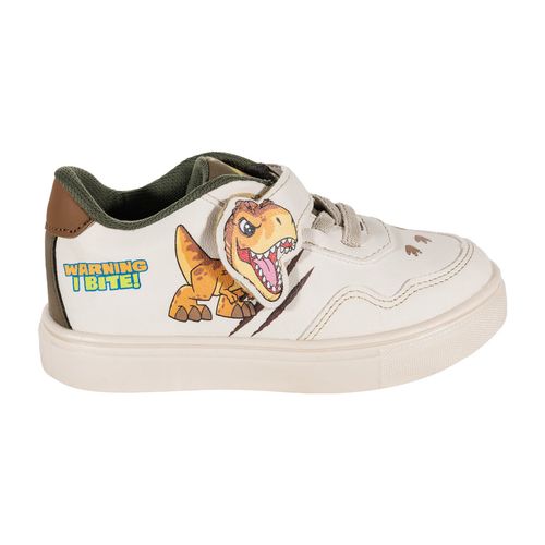 Tenis infantil Jurassic Park beige para niño JP930604ST