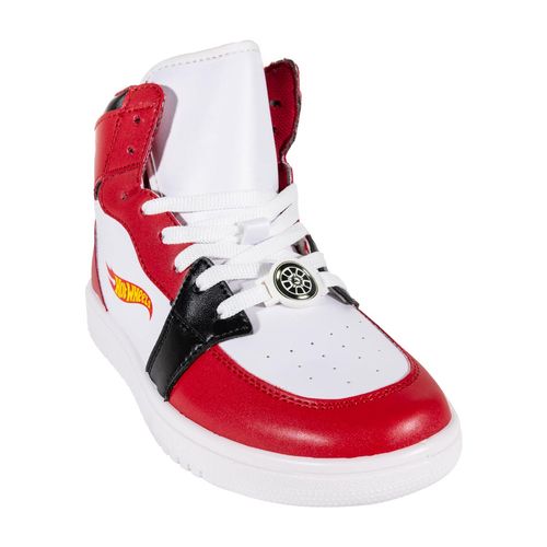 Tenis casual Hot Wheels rojo para joven 01HWVA2334