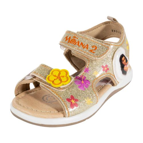 Sandalia casual Moana dorado para niña DY480023ST