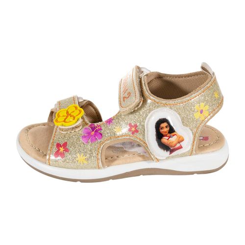 Sandalia casual Moana dorado para niña DY480023ST