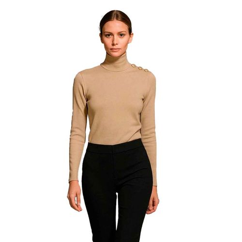 Blusa Mako & Co beige para dama MKMB0113