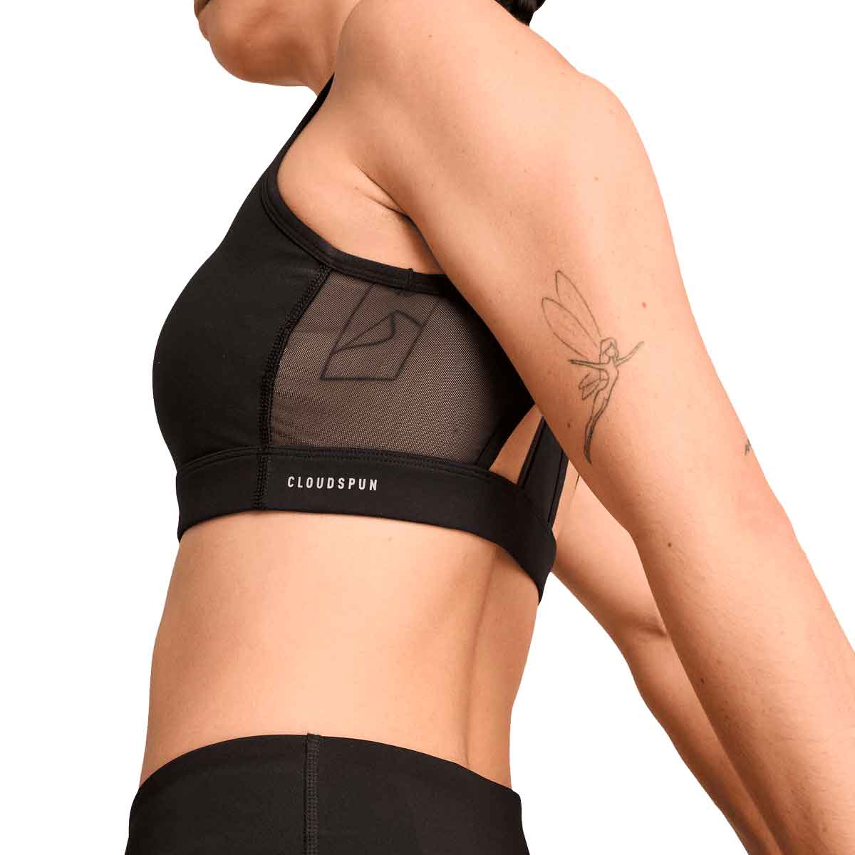Top deportivo Puma negro para dama 526686 01
