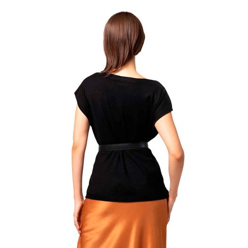 Blusa Stop negro para dama 27918