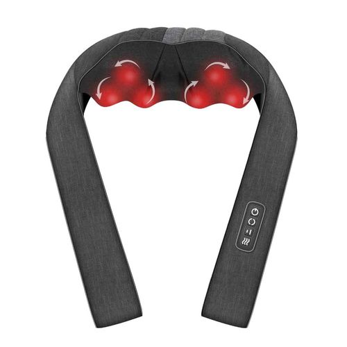 Masajeador Life & Care para cuello negro lc-nm04