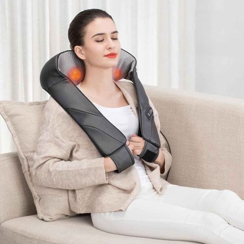 Masajeador eléctrico Life & Care para cuello y hombros gris lc-nm03