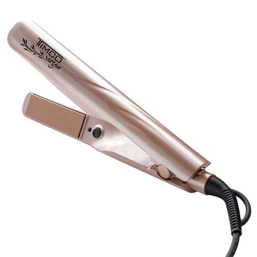 Plancha alaciadora Timco para cabello rosa ptor