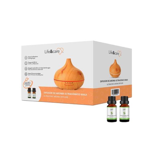 Difusor ultrasónico Life & Care de aromaterapia café lc-dm06