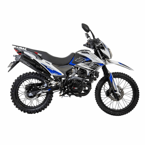 Motocicleta BDS doble propósito blanco/azul stark 200 CC 2026