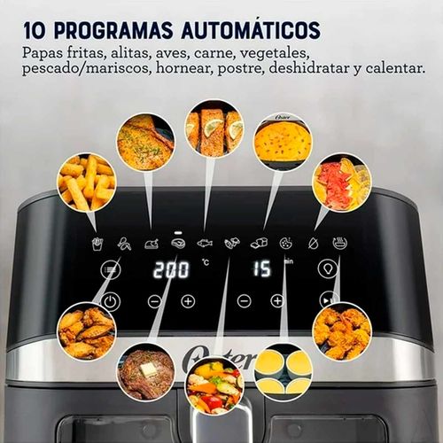 Freidora de aire Oster 6 litros negro 2204924