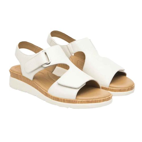 Sandalia casual Flexi hueso para dama 124210