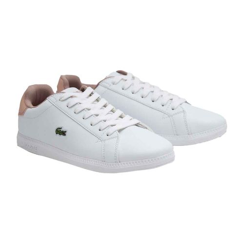 Tenis urbano Lacoste blanco para dama 41SUJ0006MX-1Y9
