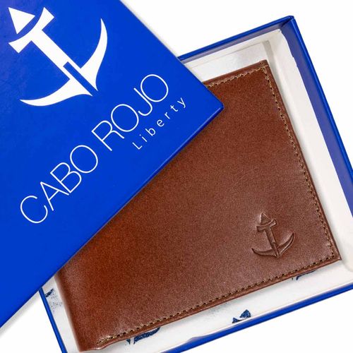 Cartera casual Cabo Rojo para caballero café 8006