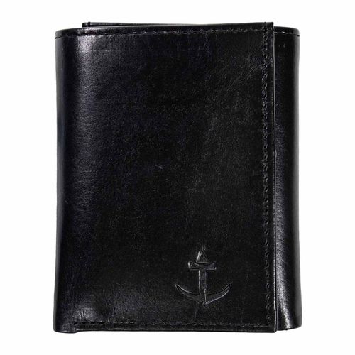 Cartera trifold Cabo Rojo para caballero negro 8011