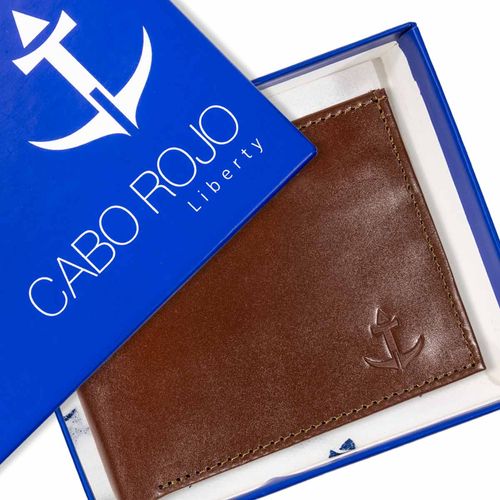 Cartera casual Cabo Rojo para caballero café 8037