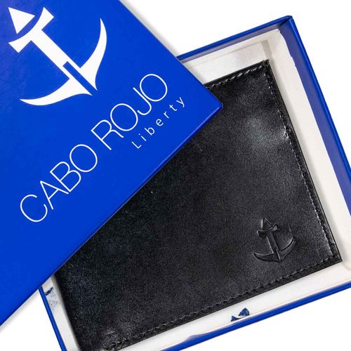 Cartera casual Cabo Rojo para caballero negro 8037