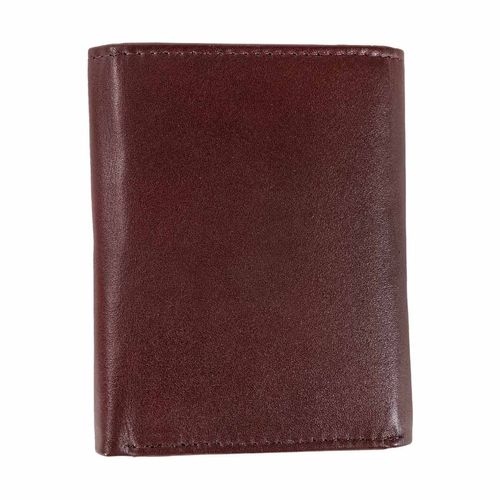 Cartera trifold Cabo Rojo para caballero café cc-009 brn