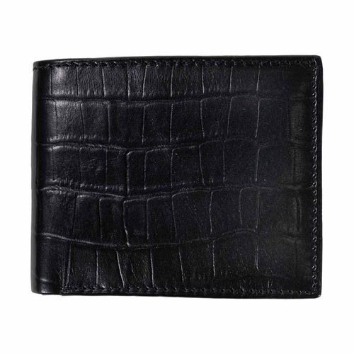 Cartera casual Samtee para caballero negro 4745 embossed