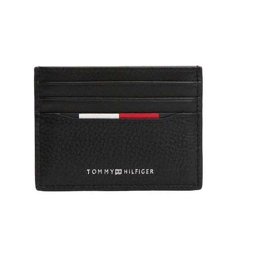 Tarjetero Tommy Hilfiger para caballero negro am0am13512-bds