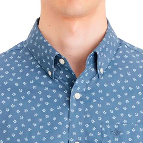 Camisa Dockers azul para caballero A4252-0053