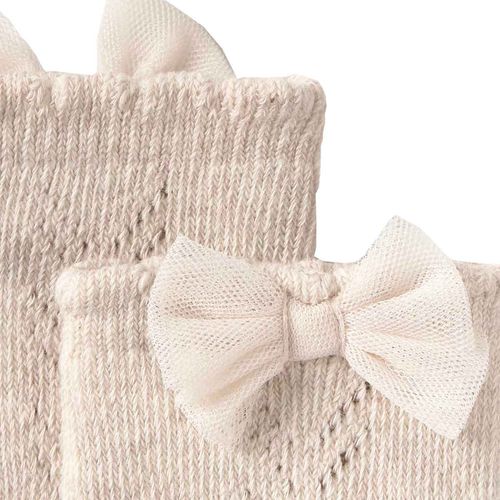 Calcetín Mayoral beige para bebé 10010
