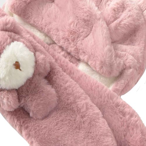 Set de gorro Mayoral rosa para bebé 10020