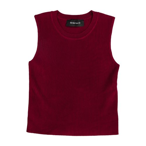 Blusa Mako & Co tinto para dama MKMB0093