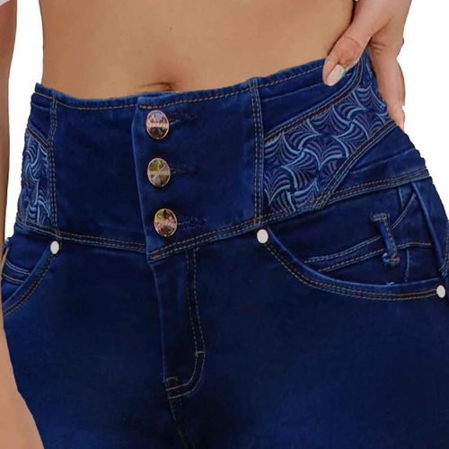 Pantalón de mezclilla Bombay azul para dama CAMELIA