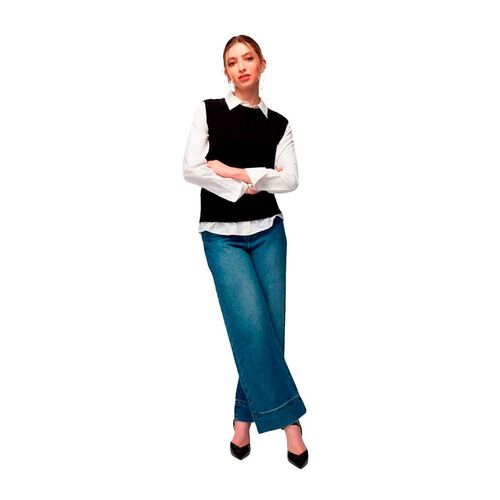 Chaleco Ferriano negro para dama BT00802